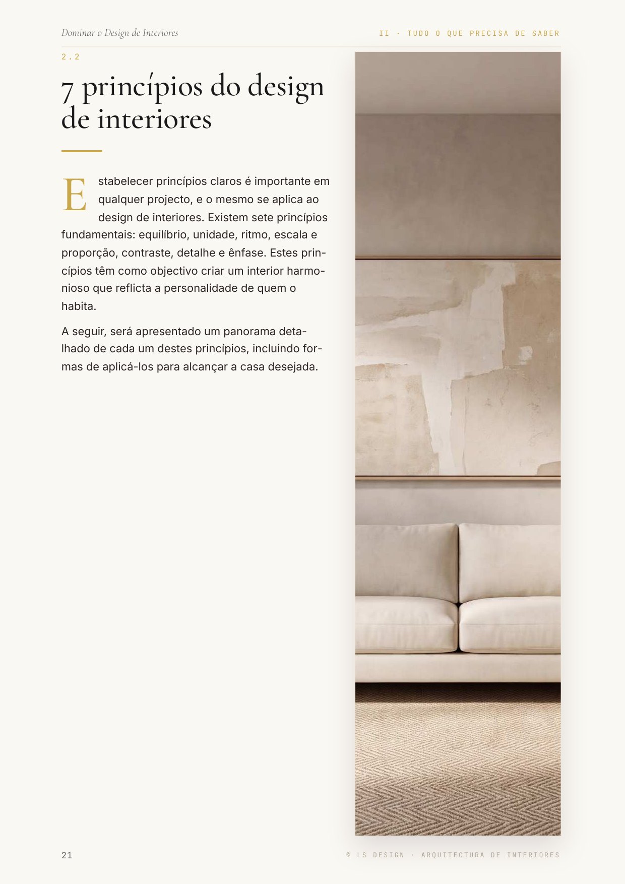 Página dupla do e-book LS Design 1