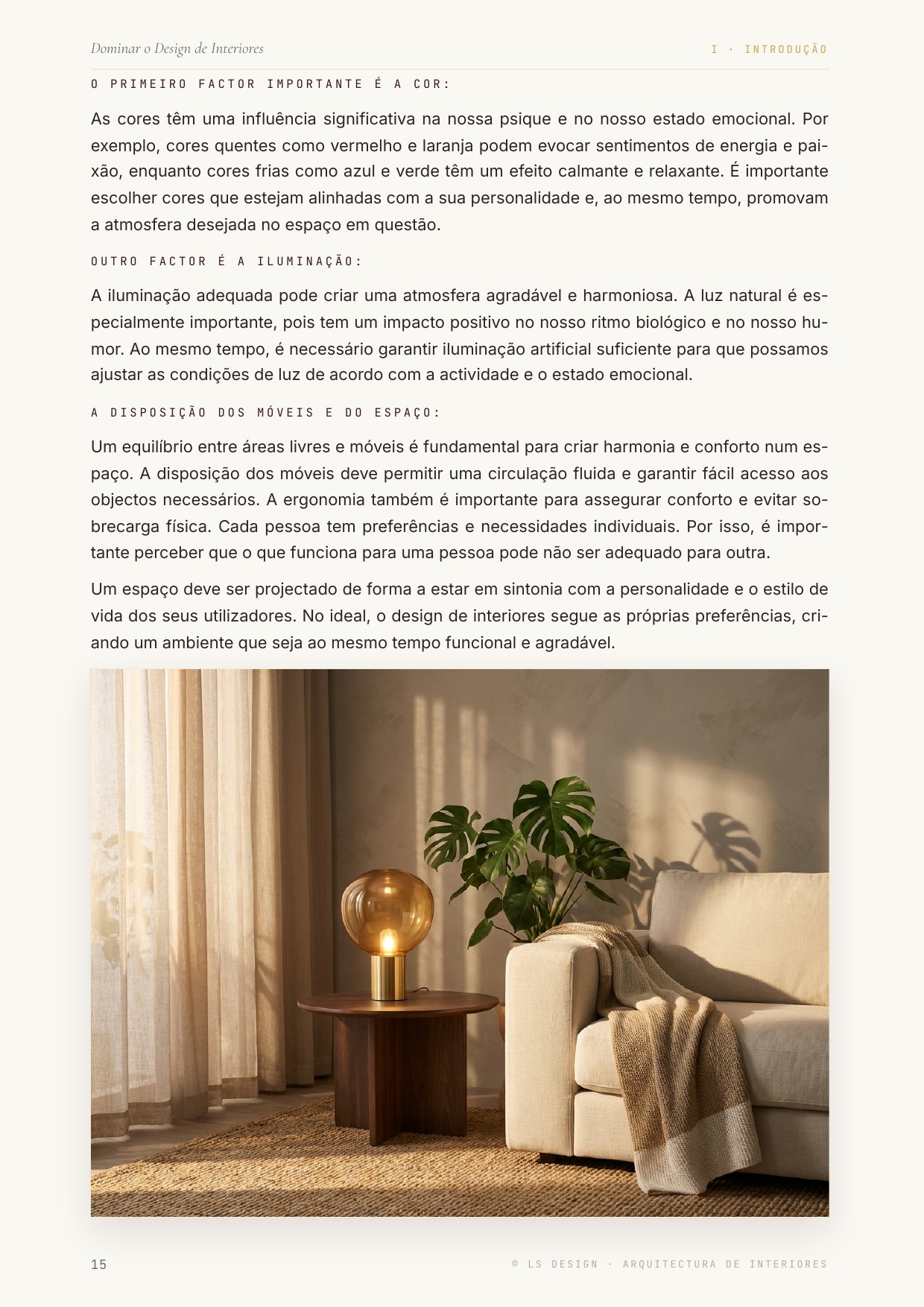 Página dupla do e-book LS Design 3